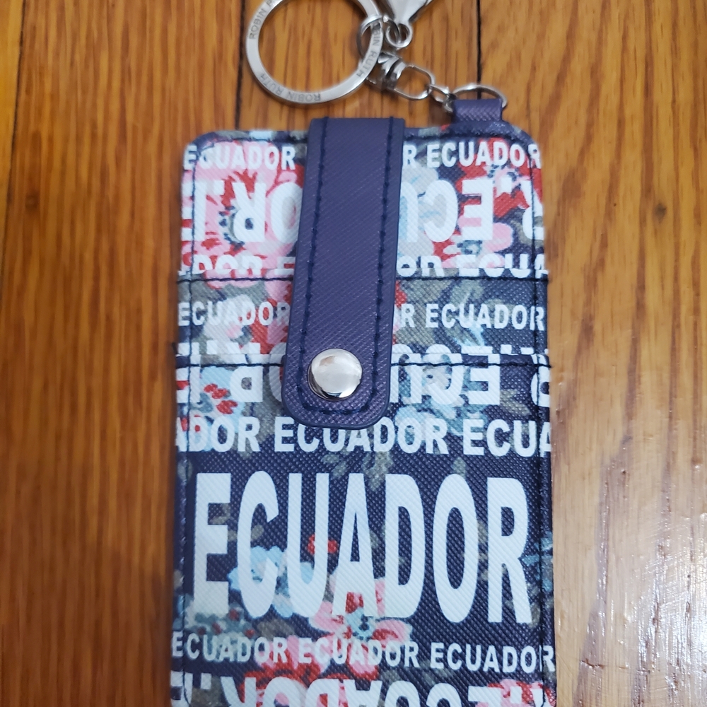Robin Ruth Navy Cardholder Keychain - Picture 4 of 6